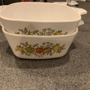 Pair Vintage Corning Ware - P-43-B Petite Pans